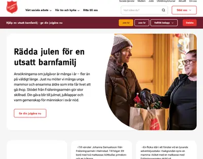 Frälsningsarmén Nässjö Gudstjänst startsida 2024