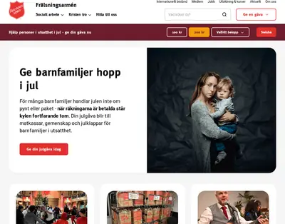 Frälsningsarmén Nässjö Gudstjänst startsida 2026