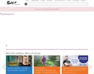Framtid.se startsida 2024