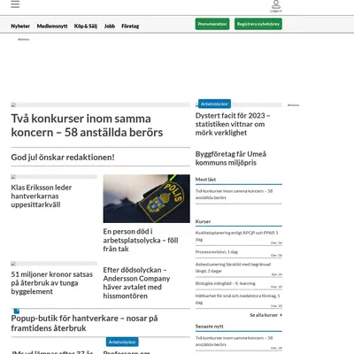 Framtidens Bygg startsida 2024