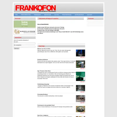 FRANKOFON startsida 2008