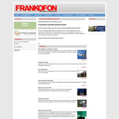 FRANKOFON startsida 2009