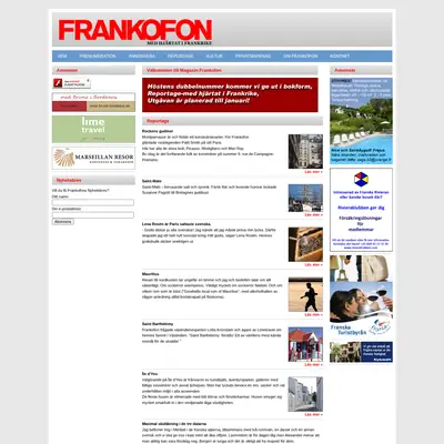 FRANKOFON startsida 2010