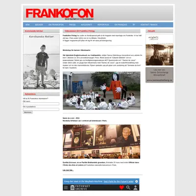 FRANKOFON startsida 2011