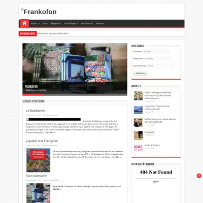 FRANKOFON startsida 2016