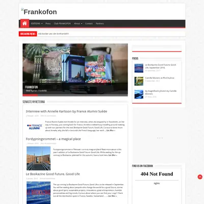 FRANKOFON startsida 2018