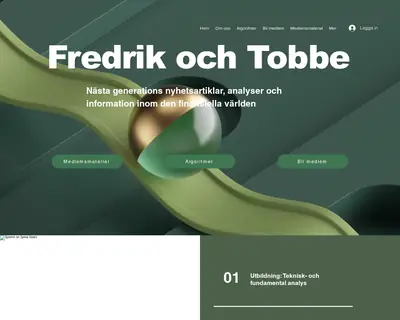 fredrikochtobbe.se startsida 2026