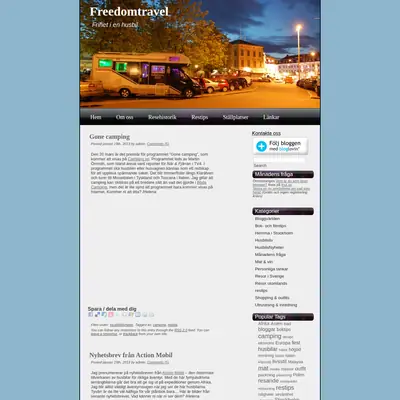 www.freedomtravel.se startsida 2013