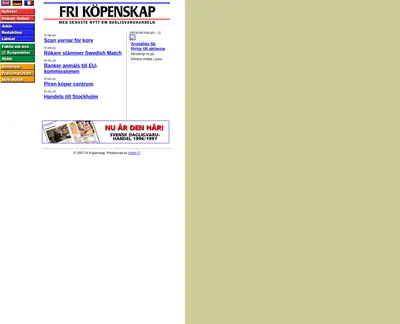 Fri Köpenskap startsida 1997