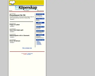 Fri Köpenskap startsida 1999