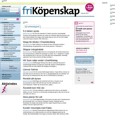 Fri Köpenskap startsida 2014
