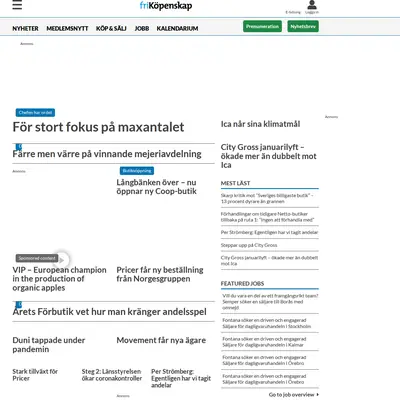 Fri Köpenskap startsida 2021