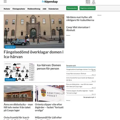 Fri Köpenskap startsida 2024