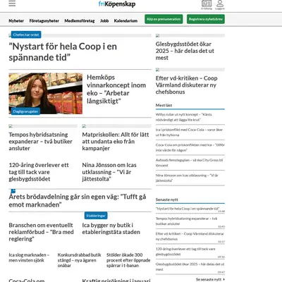 Fri Köpenskap startsida 2025