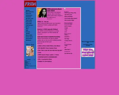frida.se startsida 2002