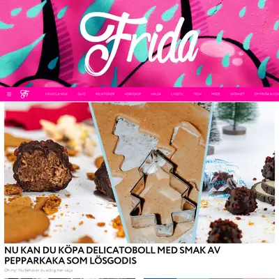 frida.se startsida 2020