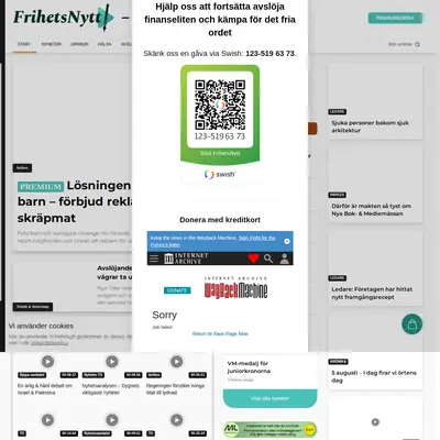 frihetsnytt.se startsida 2024