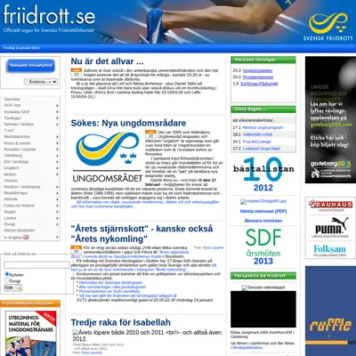 www.friidrott.se startsida 2013