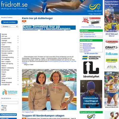 www.friidrott.se startsida 2017