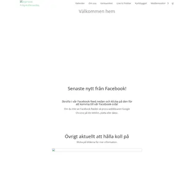 Siljansnäs Frikyrkoförsamling startsida 2024