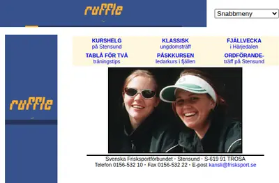 Frisksport startsida 2004