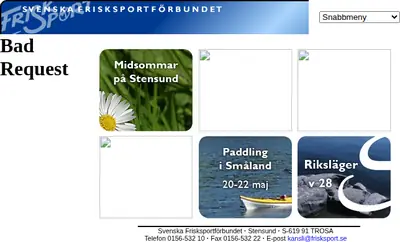 Frisksport startsida 2006