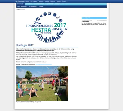 Frisksport startsida 2017