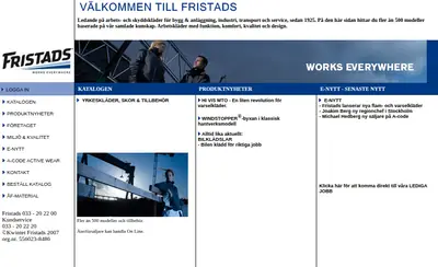 www.fristads.se startsida 2009