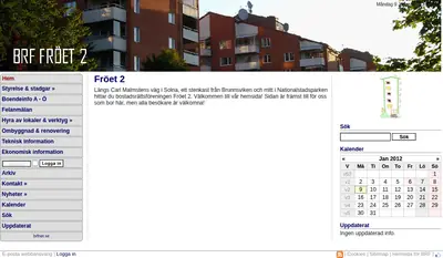 Din Bostadsrätt startsida 2012