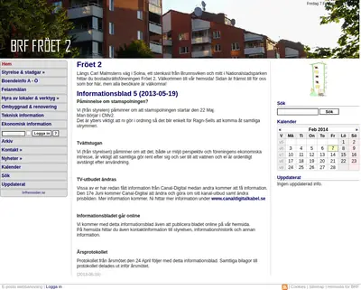 Din Bostadsrätt startsida 2014