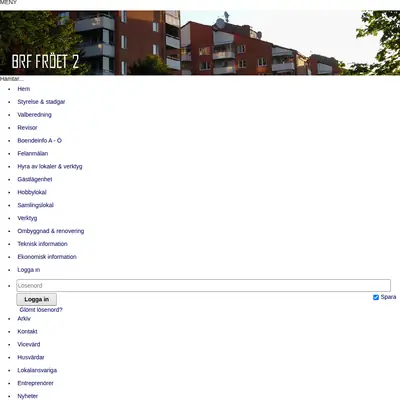 Din Bostadsrätt startsida 2016