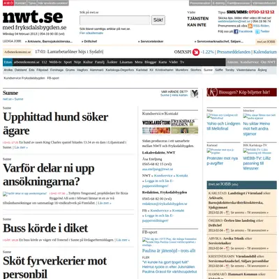 www.fryksdalsbygden.se startsida 2013