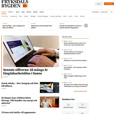 www.fryksdalsbygden.se startsida 2024