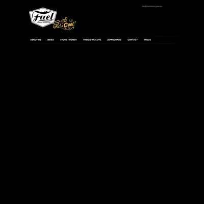 Fuel Motorcycles startsida 2011