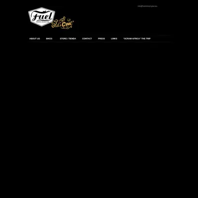 Fuel Motorcycles startsida 2012
