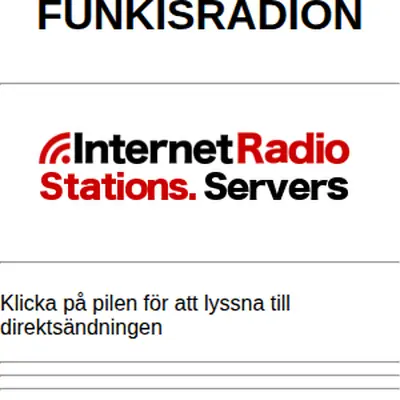 Funkisradion startsida 2025