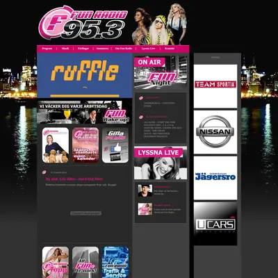 Fun Radio startsida 2014