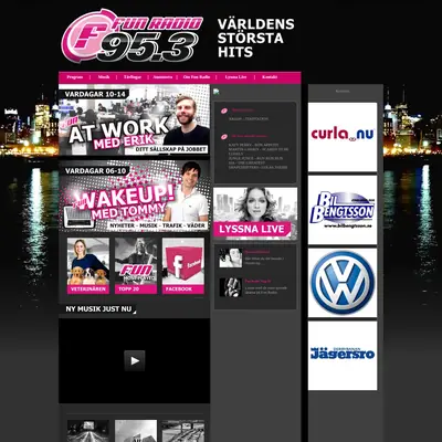 Fun Radio startsida 2017