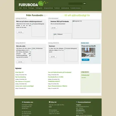 Furuboda. Nu startsida 2012