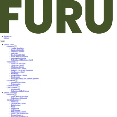 Furuboda. Nu startsida 2021