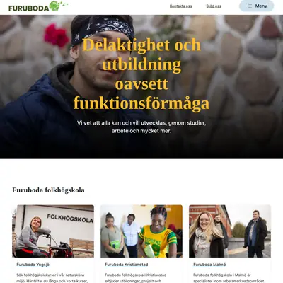 Furuboda. Nu startsida 2022