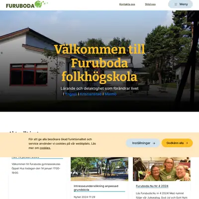 Furuboda. Nu startsida 2025