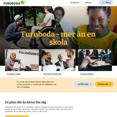 Furuboda. Nu startsida 2026