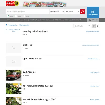 Fyndbörsen startsida 2018