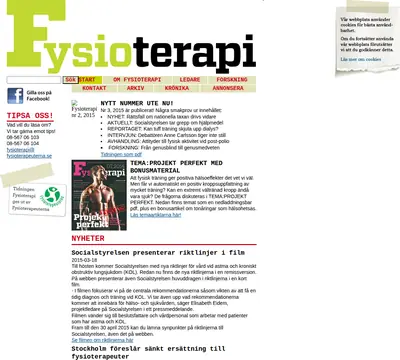 Fysioterapi startsida 2015