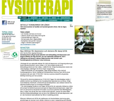 Fysioterapi startsida 2017