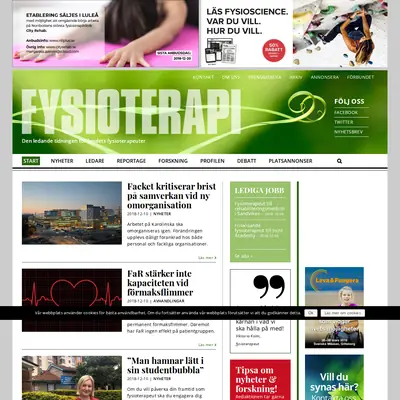 Fysioterapi startsida 2019