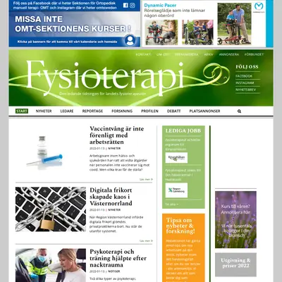 Fysioterapi startsida 2022