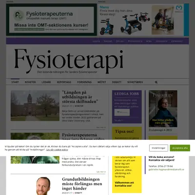 Fysioterapi startsida 2023