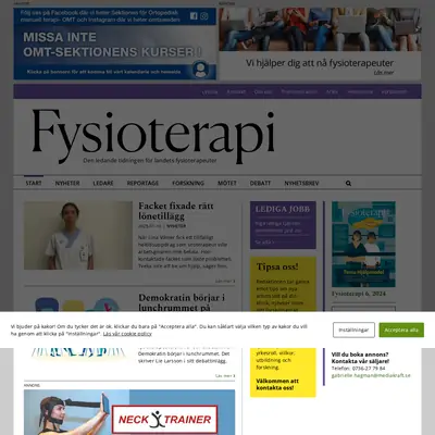 Fysioterapi startsida 2025